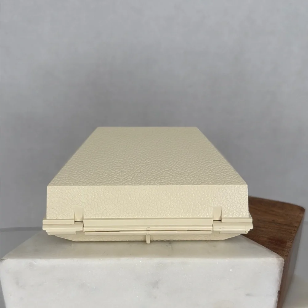 Vintage 1960's Timex Ivory Plastic Watch Box lot M12